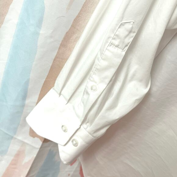 NWOT Lorenzo Uomo Performance Stretch Trim Fit Long Sleeve Button Front Shirt - Picture 8 of 10